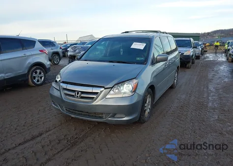 2007 Honda Odyssey Ex-L from USA, damaged, VIN 5FNRL387X7B066620